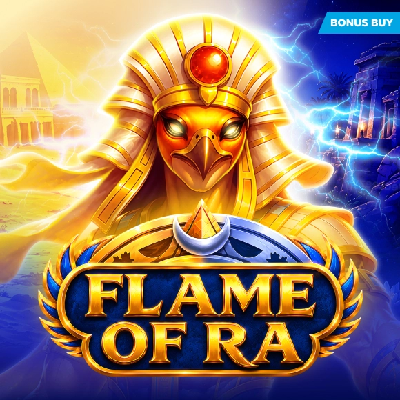 Flame of Ra Slot official game artwork